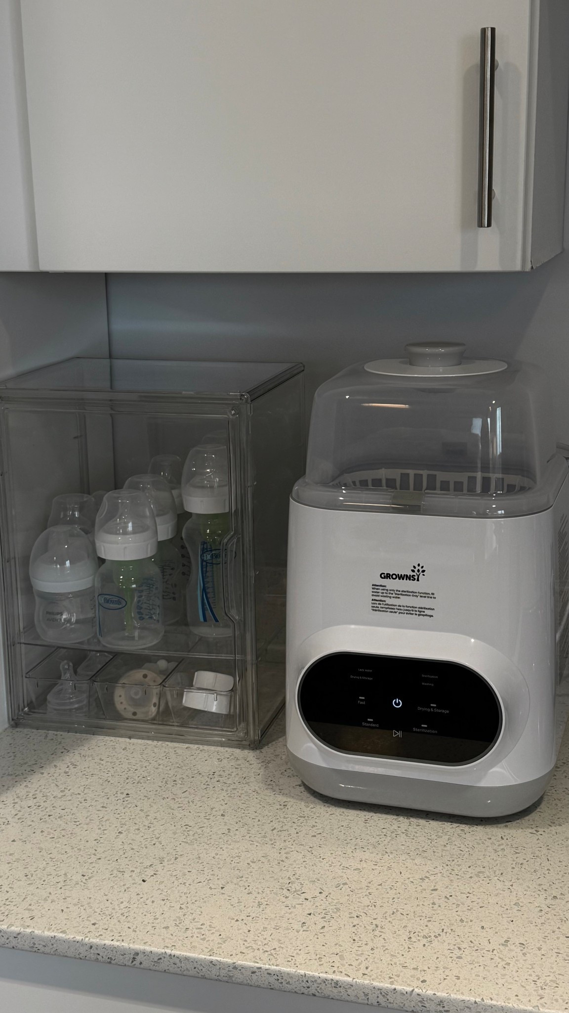 Baby bottle organizer 
Baby bottle washer, sterilizer and drier
Grownsy

#LTKmomlife #LTKBaby #LTKKids