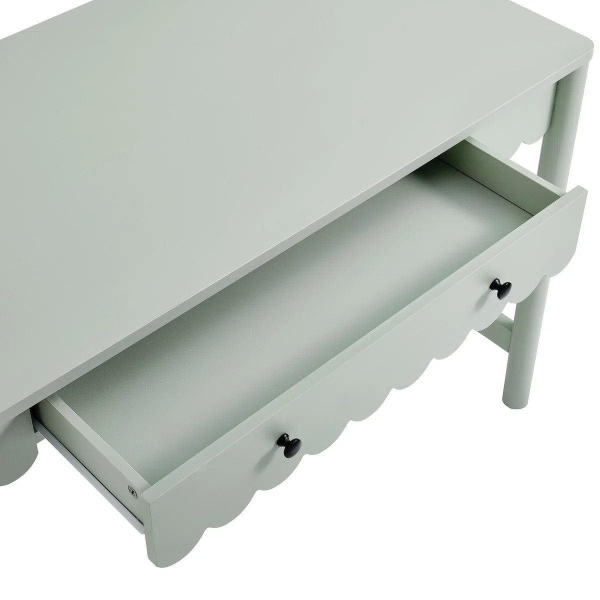 Emmeline 1-Drawer Scallop Writing Desk | Wayfair North America