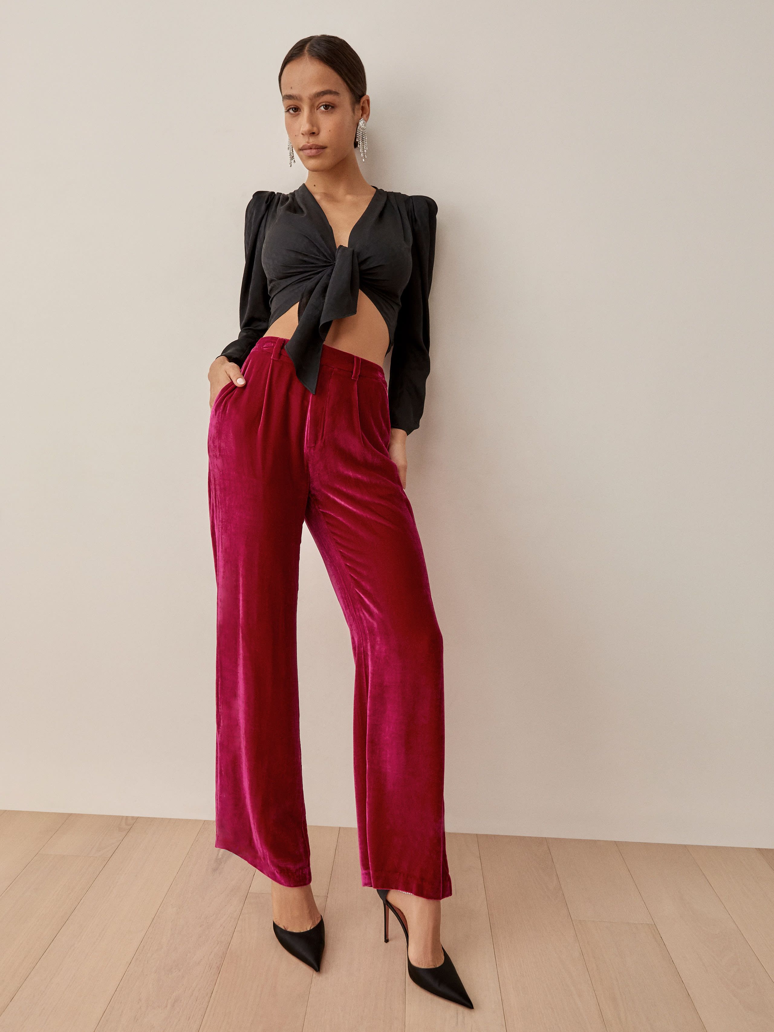 Wes Velvet Pant | Reformation (US & AU)