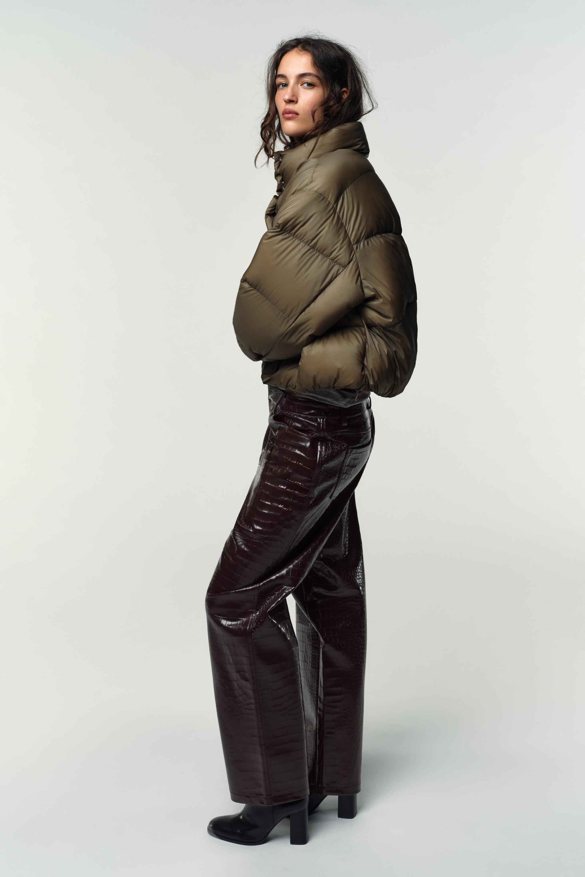 SHORT WATER-REPELLENT WINDPROOF PUFFER JACKET | Zara UK