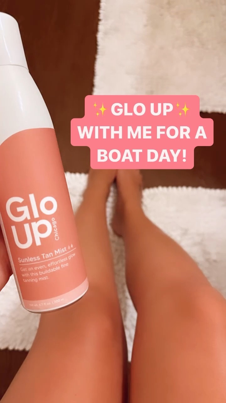 GLO UP for boat day with Glo Up Sunless Tanning Mist!☀️ #ad 
 
✨ Natural + organic (no harsh ingredients)
✨ Vegan + Never tested on animals
✨ Paraben free
✨ Effortless + buildable STREAK FREE tan
✨ Dries completely without a sticky residue
✨ Easy to see while applying and buff over-sprayed areas 

Y’all, it’s so clean, it’s actually edible! If you’re looking for a great self tanner that’s super simple, never orange and gives you the perfect glow, I’ve linked this + more great products from Glo Up Lifestyle!


#LTKunder50 #LTKswim #LTKbeauty