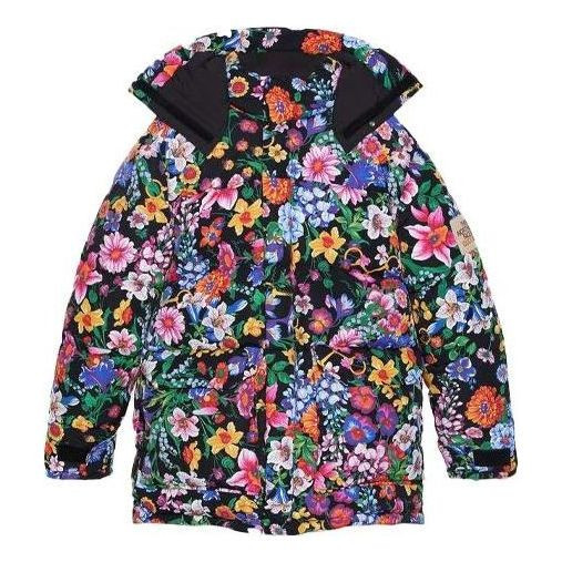 Gucci x The North Face Floral Print Down Jacket 'Purple' | KICKS CREW