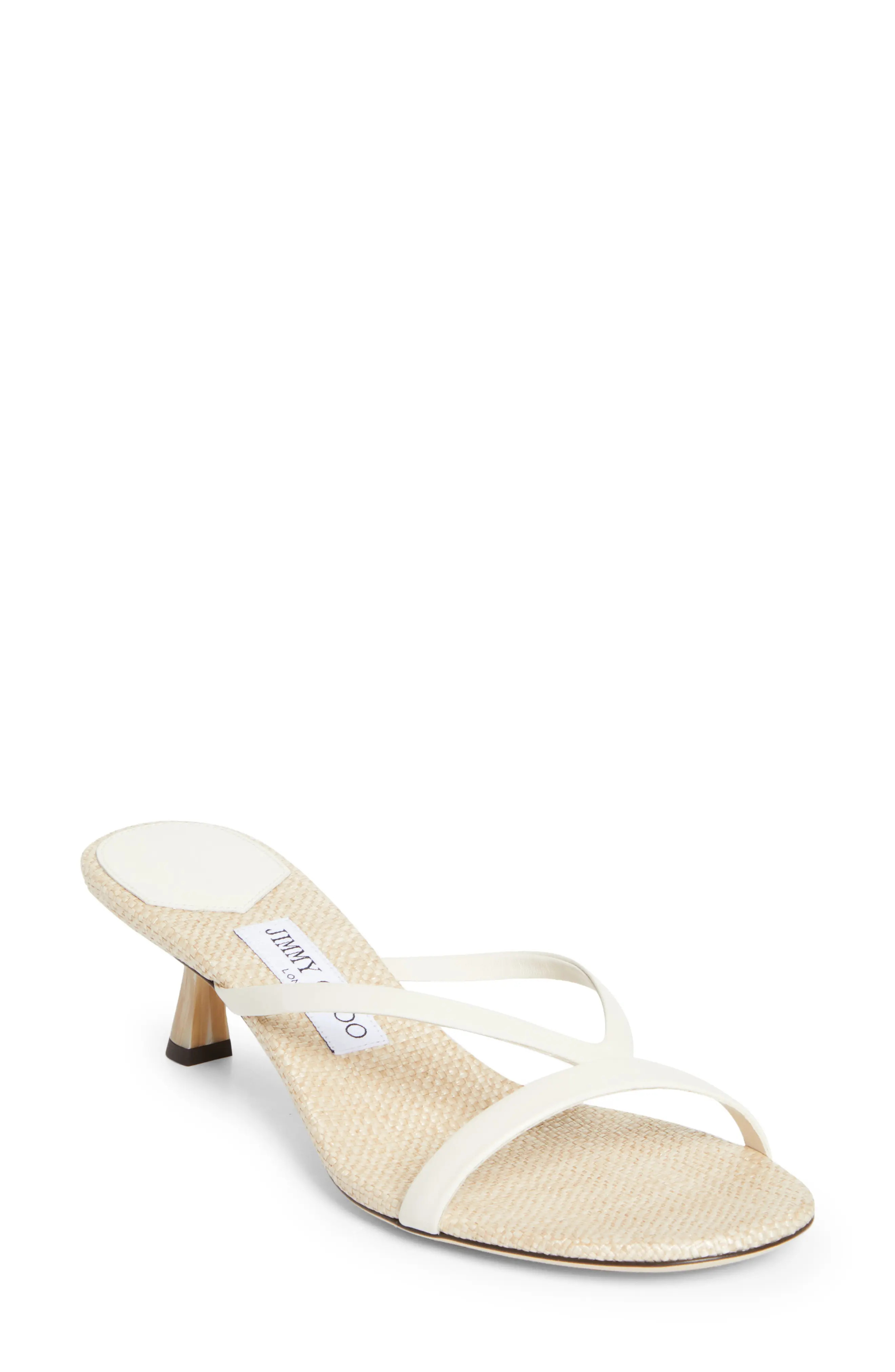 Jimmy Choo Ciela Slide Sandal in Latte Mix at Nordstrom, Size 11Us | Nordstrom
