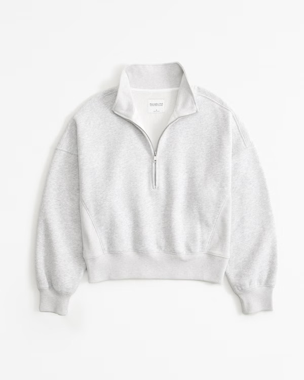 Women's Essential Sunday Half-Zip | Women's Matching Sets | Abercrombie.com | Abercrombie & Fitch (UK)