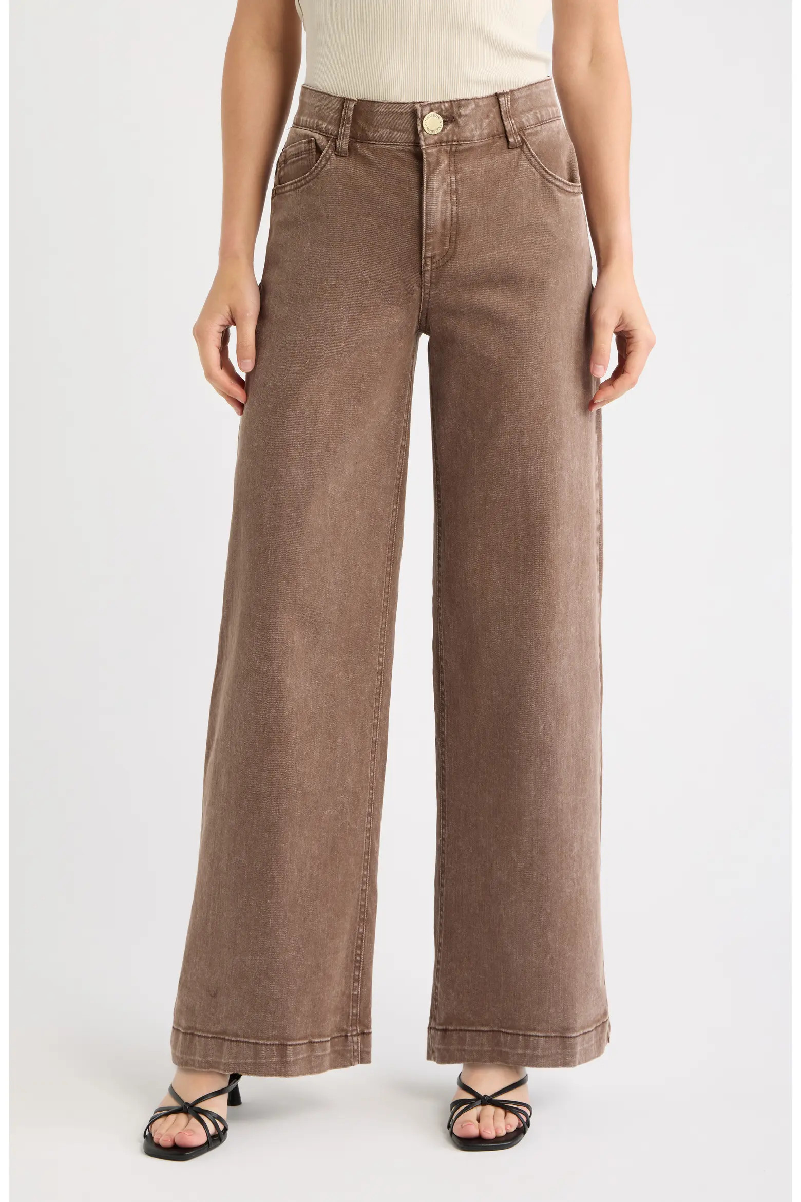 Wit & Wisdom Sam High Waist Wide Leg Jeans (Women) | Nordstrom | Nordstrom