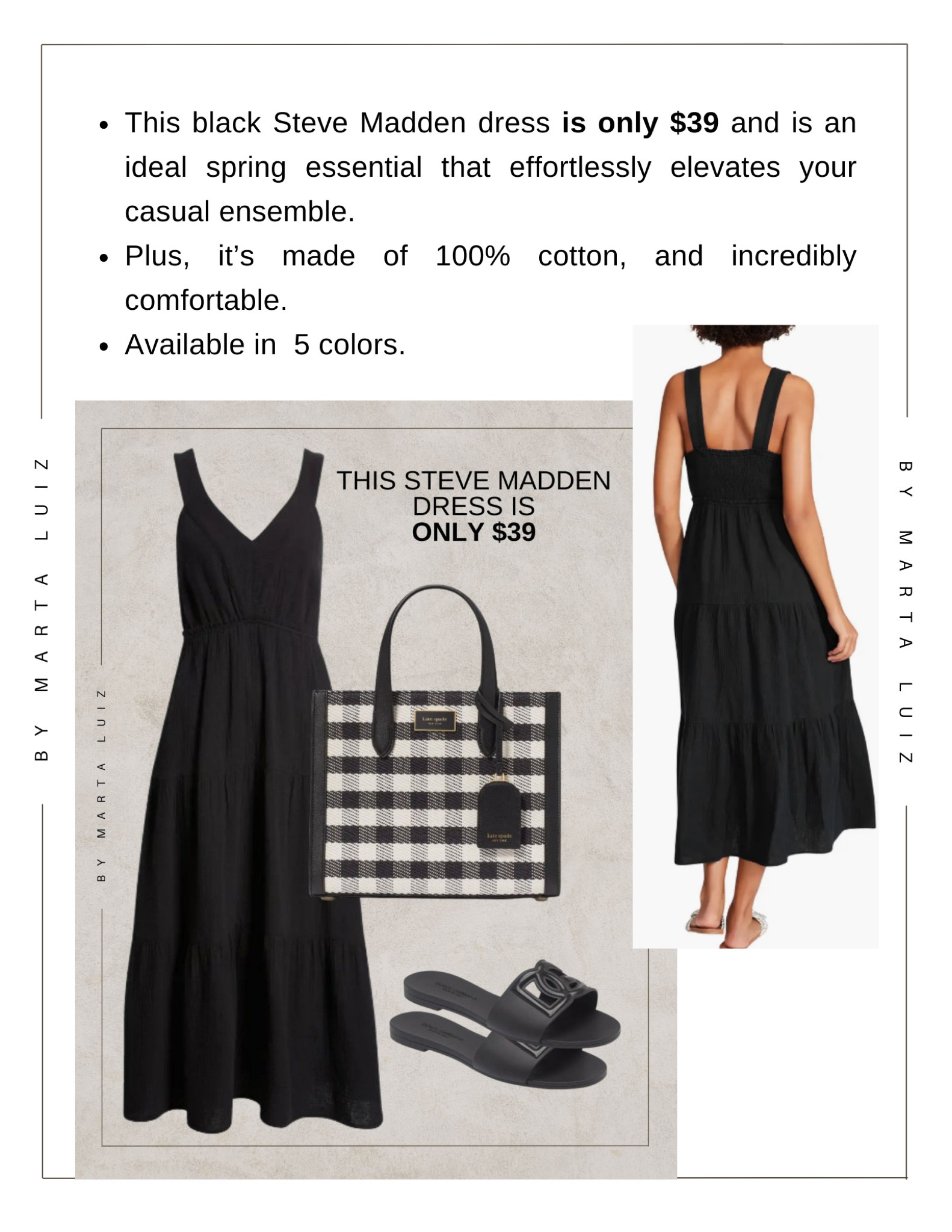 Affordable Vacation outfits under $100
Resortwear 
Steve Madden spring dress under $40

#LTKfindsunder100 #LTKfindsunder50 #LTKSeasonal
