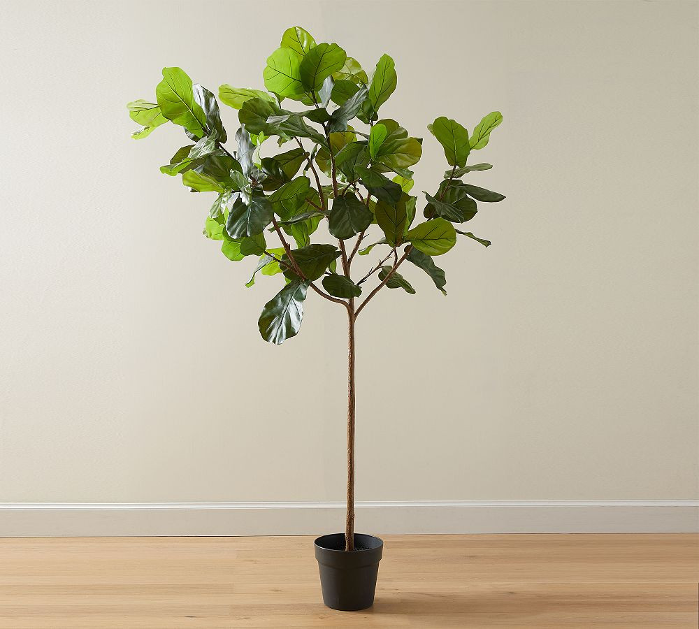 Faux Potted Fiddle Leaf Fig Tree, Large, 8' | Pottery Barn (US)