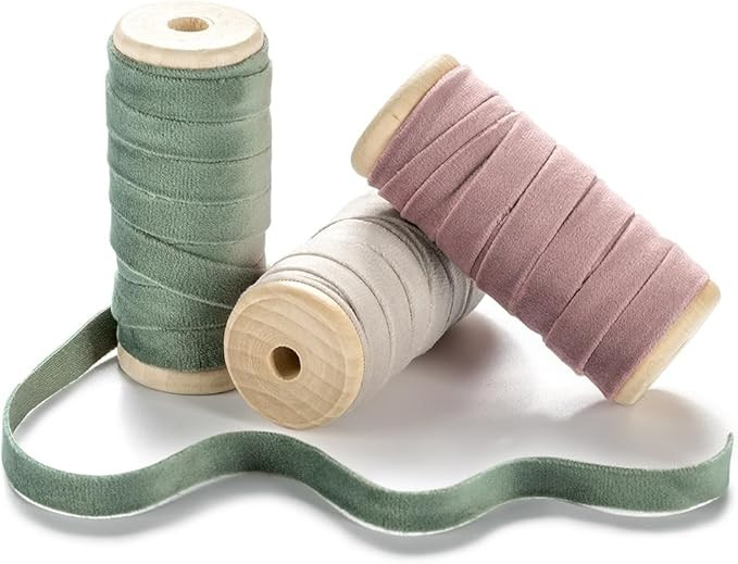 Geschenkband Dekoband Samt 10mm Samtband Samtborte Schleifenband Hochzeit für Geschenkverpackung... | Amazon (DE)