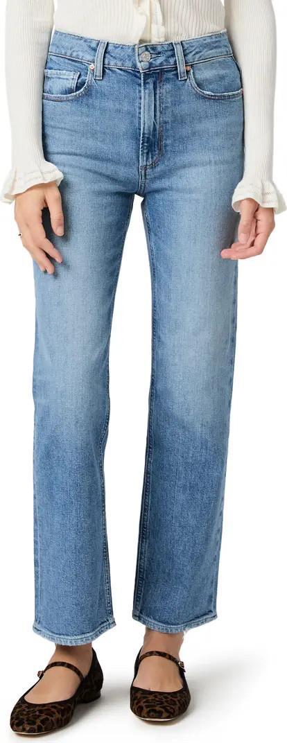 Stevie High Waist Ankle Straight Leg Jeans | Nordstrom