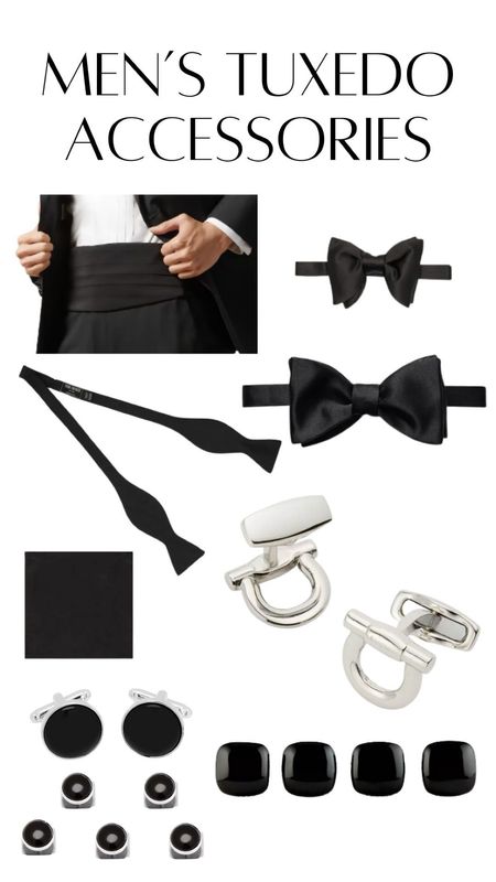 Men’s tuxedo accessories 🖤🖤🖤

#LTKmens #LTKwedding #LTKGiftGuide