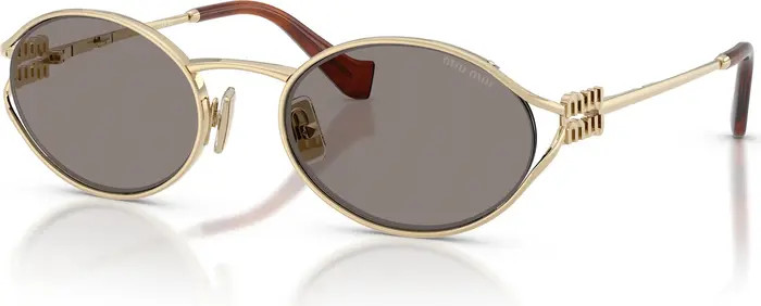 Miu Miu 54mm Oval Sunglasses | Nordstrom | Nordstrom