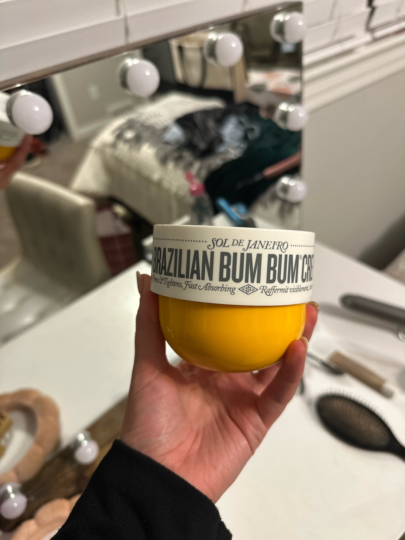 I cannot live without my bum bum cream! 
Sol de janiero 
Body lotion
Beauty products

#LTKWatchNow #LTKBeauty #LTKFindsUnder50