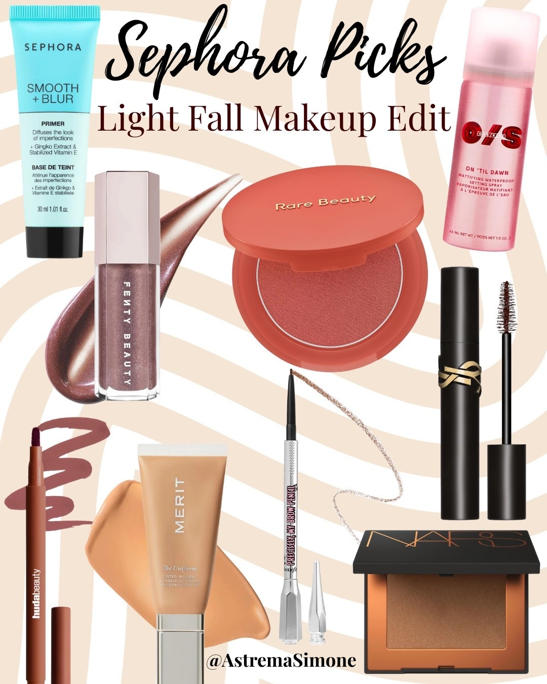 Shop my fall edit below 🤎
Ready to glow this season? ✨ I curated my Light Fall Makeup Edit with my current Sephora Picks— think hydrated skin, soft bronzed tones, and that effortless cozy-chic vibe. 🍂 Fenty Beauty, Merit, YSL, Huda Beauty & More!

#SephoraBeauty #FallMakeup #LTKBeauty #LTKFinds #SephoraFavorites #MakeupLover

#LTKHoliday #LTKBeauty #LTKGiftGuide
