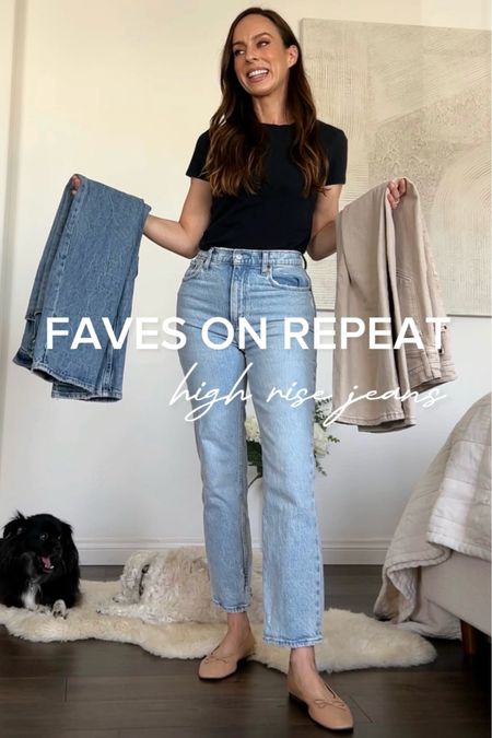 Use code AFLTK for 20% off the jeans (ends 3/11). Sizing deets:
Light wash: 25 extra short
Medium wash: 25 short
Taupe: 26 (sized up for a baggier fit)

#LTKSpringSale