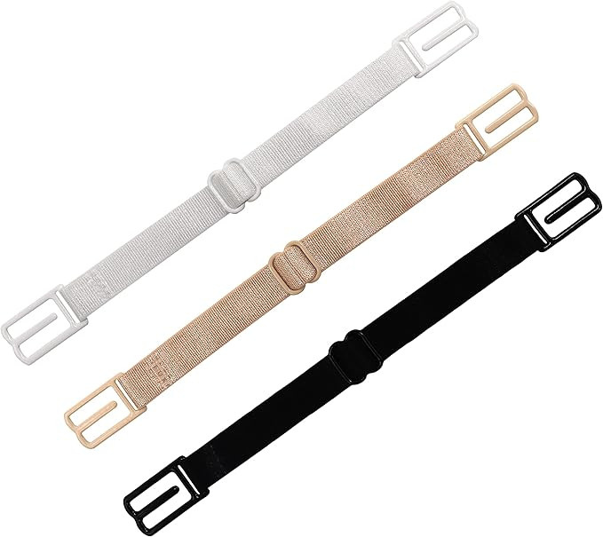 Women's Non-slip Adjustable Elastic Bra Strap Clips Holder-3 Packs | Amazon (US)