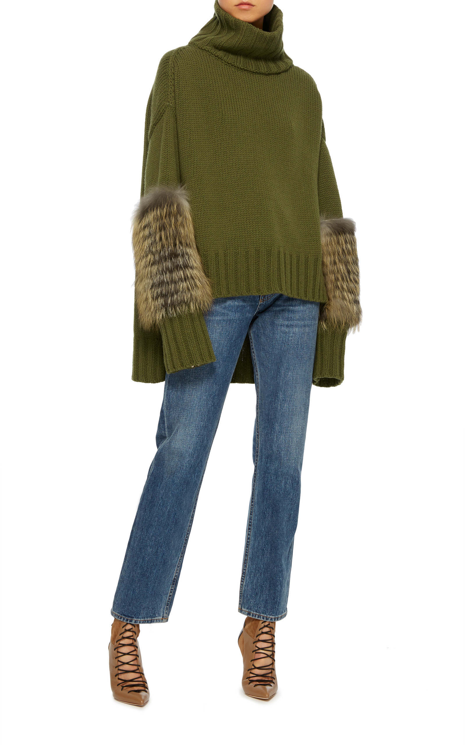 Rib-Knit Wool And Cashmere Sweater | Moda Operandi Global
