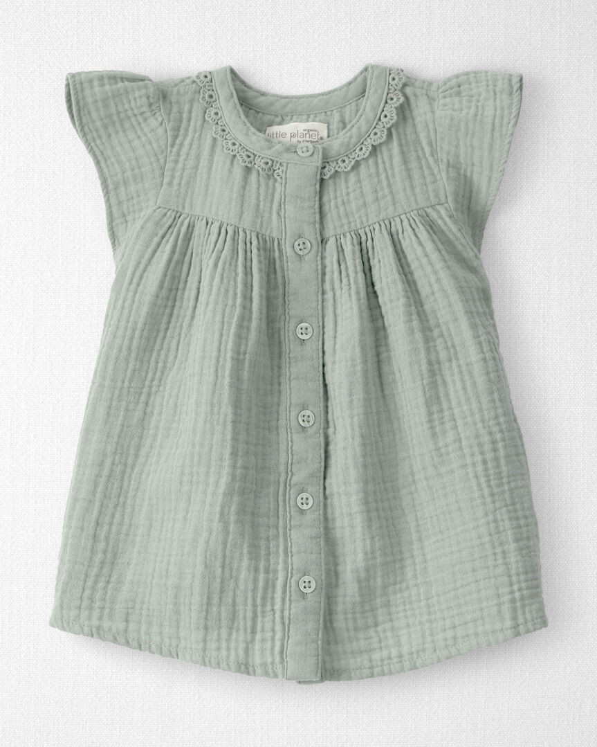 Baby Girl Organic Cotton Gauze Dress - Little Planet | Carter's | Carter's Inc