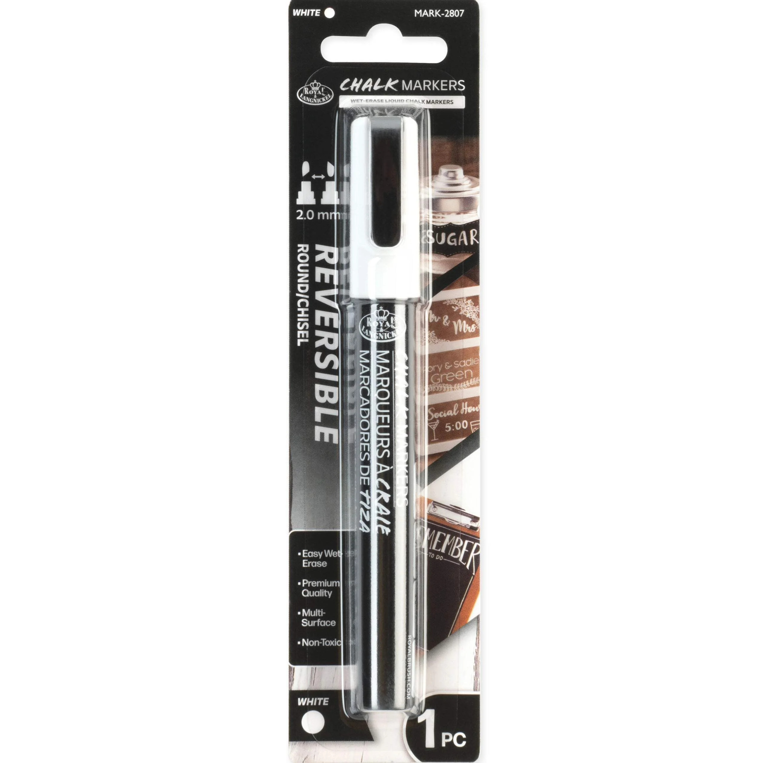 Royal & Langnickel 2mm White Chalk Marker | Walmart (US)