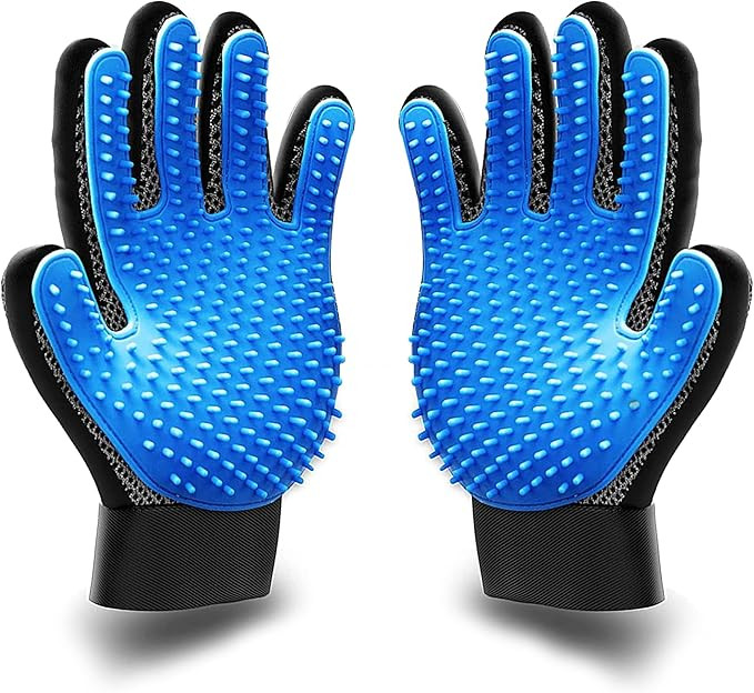 KENNELS & KATS Pet Grooming Gloves | Deshedding Glove for Easy, Mess-Free Grooming | Grooming Mit... | Amazon (US)