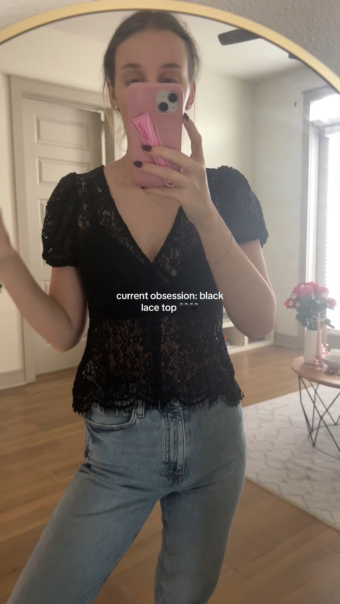 obsessed with little black lace tops right now!

#LTKValentine #LTKSaleAlert
