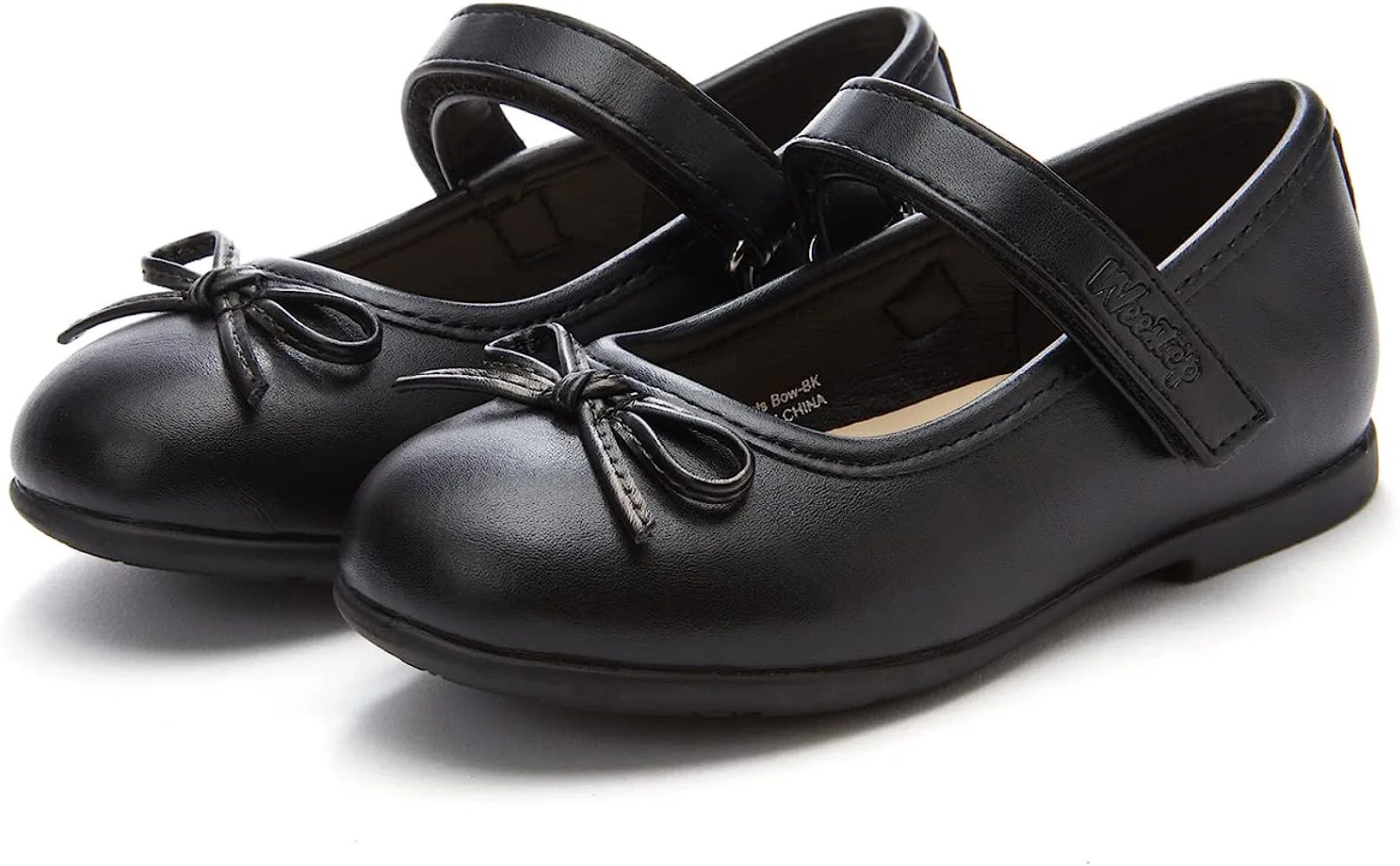 Weestep Toddler/Little Kid Girl Dress Ballet Flat Mary Jane Ballerina Shoe | Amazon (US)