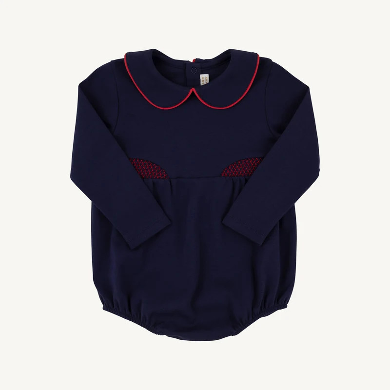 Long Sleeve Brentley Bubble - Nantucket Navy | The Beaufort Bonnet Company