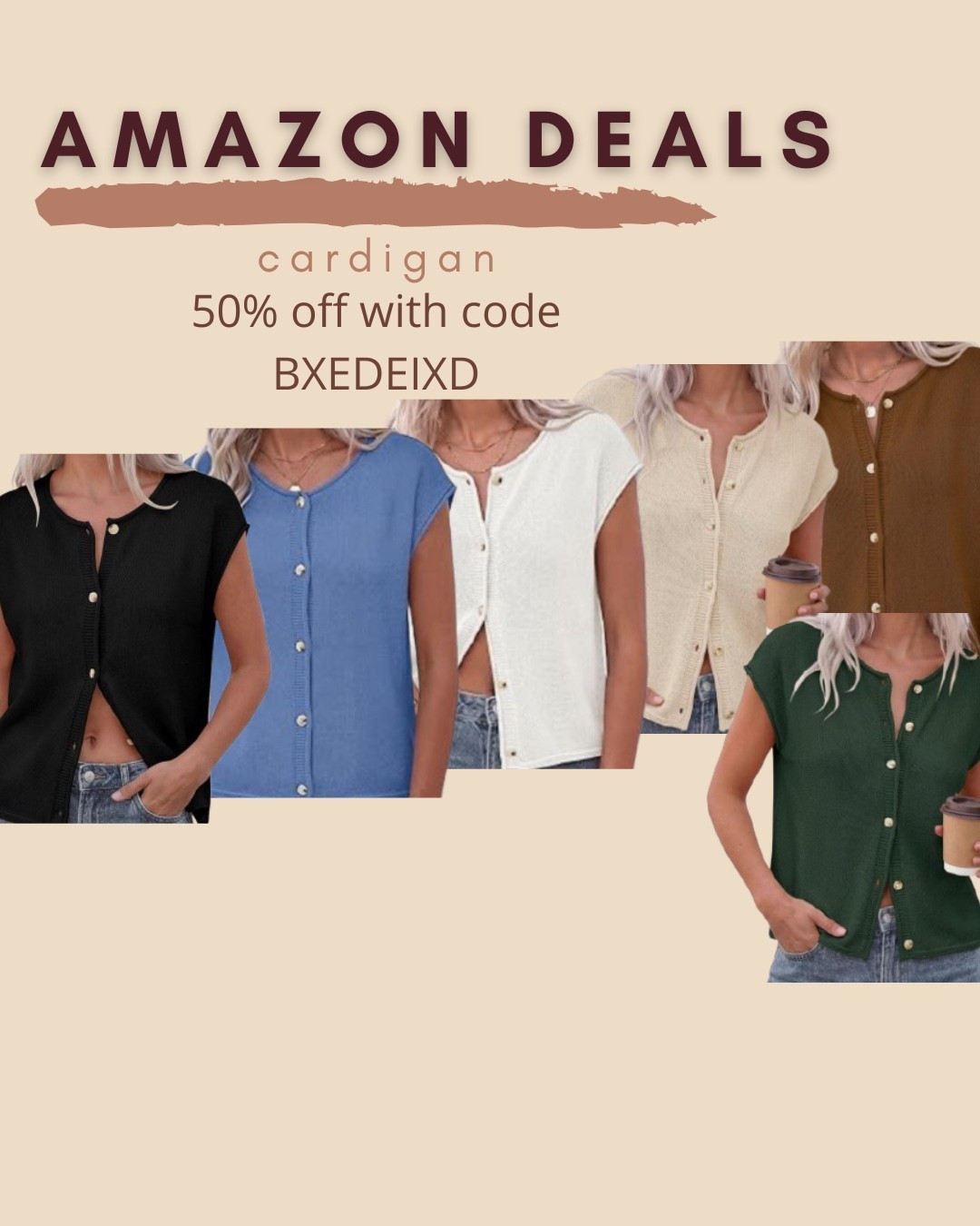 $14 ends 5/19

Amazon fashion
Amazon deals
Cardigan

#LTKSaleAlert