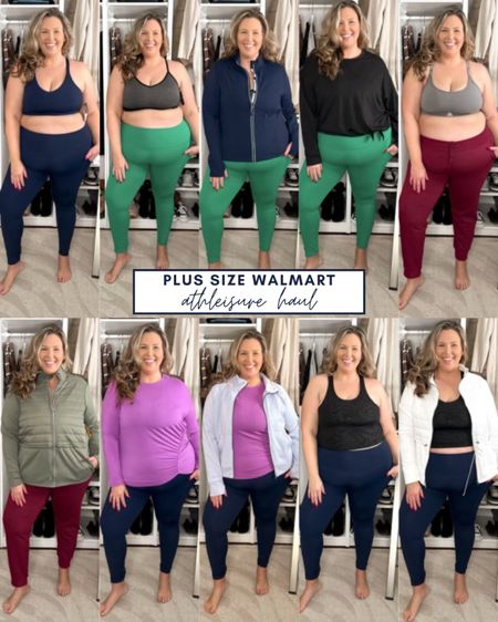 Plus Size Walmart Athleisure Haul! 
1. XXL in bra and leggings, I need the XXXL
2. XXXL in leggings, love the fit. XXL in bra, need XXXL
3. XXXL in zip jacket, fits great
4. XXXL in black sweatshirt, fits great
5. XXL in Reebok bra, fits well but also wouldn’t mind a size up. Joggers are XXL and they fit a little snug, would love more room. LOVE the fabric though!
6. XXXL in quilted jacket, absolutely love this one!!!
7. XXL in top, fits tight but is supposed to be that way… size up if you want more room!
8. XXL in zip hoodie, need a size up
9. XXXL in black bra, it’s super comfy and so is the XXL version. Low impact exercise or just everyday athleisure.
10. XXL in white quilted jacket, also love the more fitted style of this and it has great stretch!