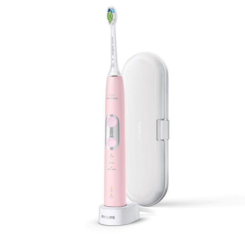 Philips Sonicare ProtectiveClean 6100 Whitening Rechargeable Electric Toothbrush, Pink | Kohl's