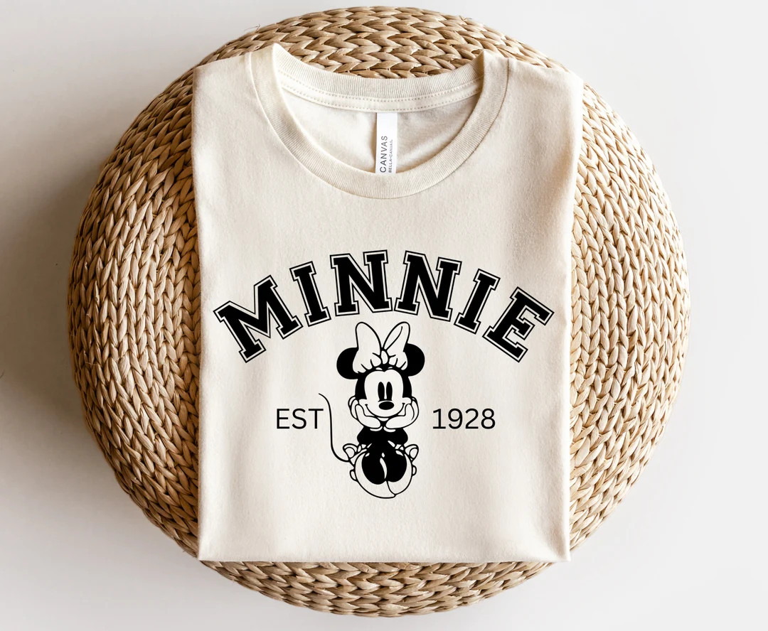 Minnie Mouse Shirt Vintage Minnie Mouse Shirt Disney Shirt - Etsy | Etsy (US)