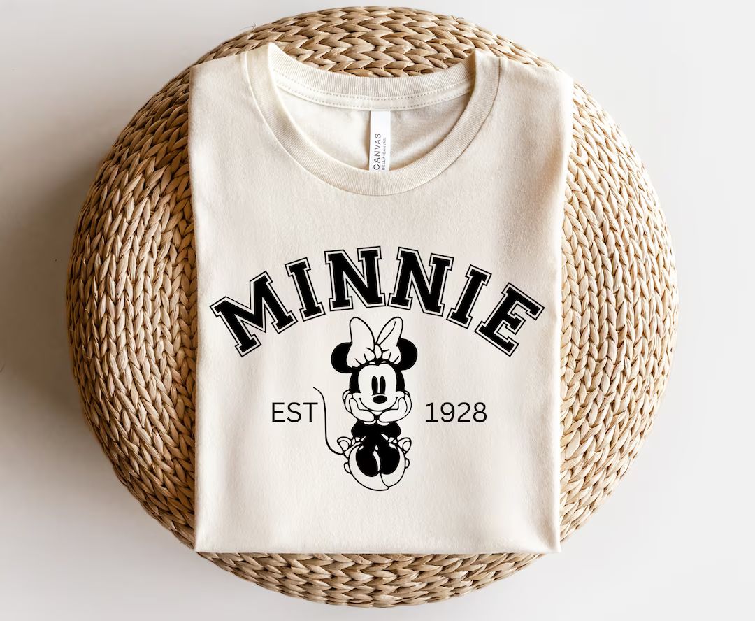 Minnie Mouse Shirt Vintage Minnie Mouse Shirt Disney Shirt - Etsy | Etsy (US)