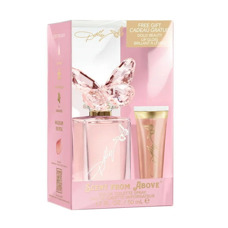 Dolly Parton Scent From Above Eau De Toilette, Perfume for Women, 1.7 fl oz with Full Lip Gloss | Walmart (US)