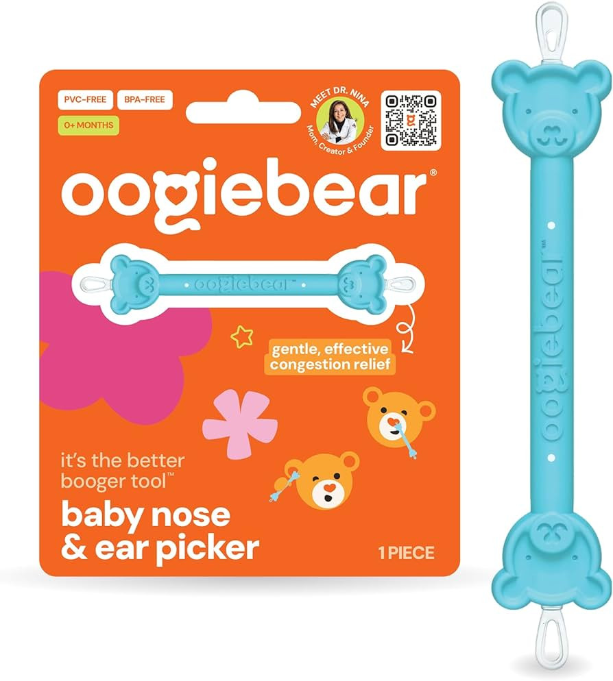 oogiebear Baby Nose Cleaner & Ear Wax Removal Tool - Safe Booger & Earwax Removal for Newborns, I... | Amazon (US)