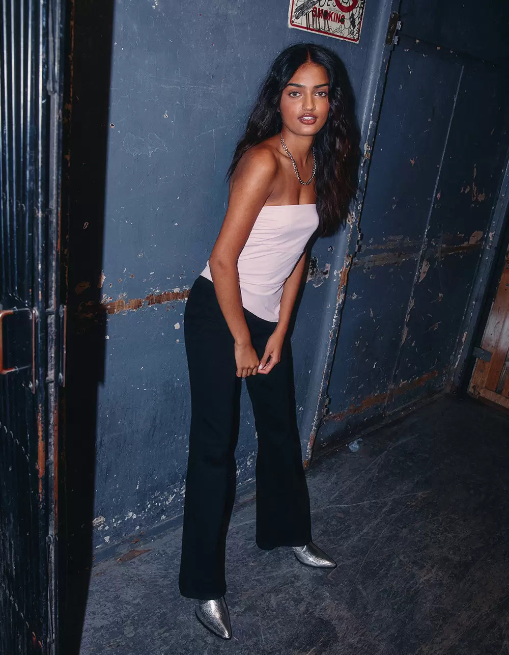 WEST OF MELROSE V Low Rise Womens Flare Pants | Tillys