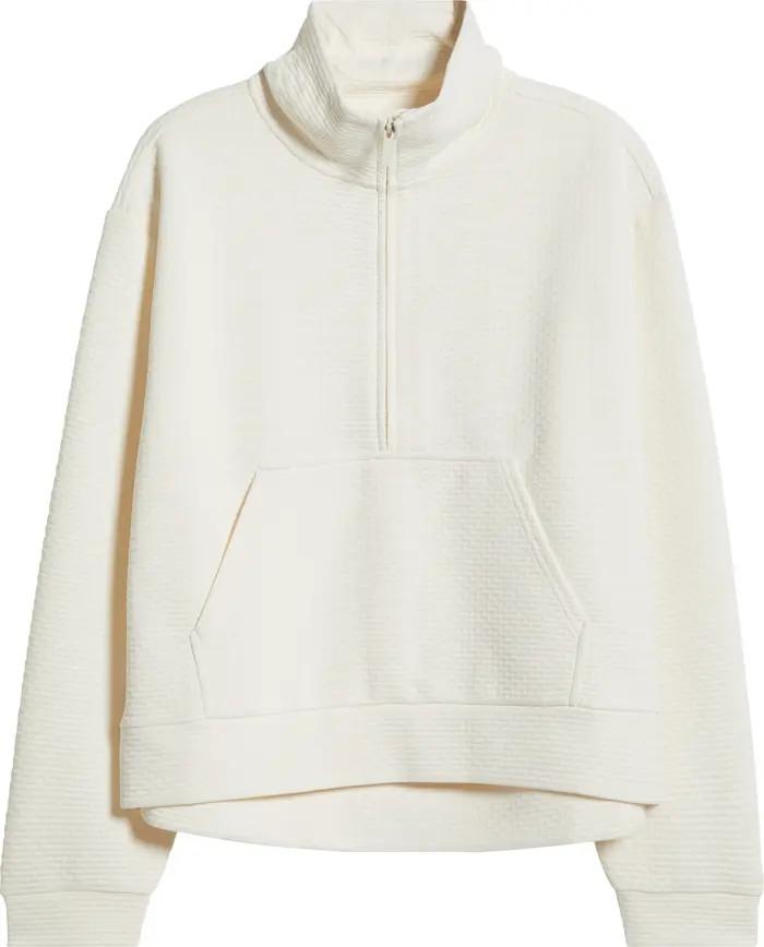 Zella Textured Half Zip Pullover | Nordstrom | Nordstrom