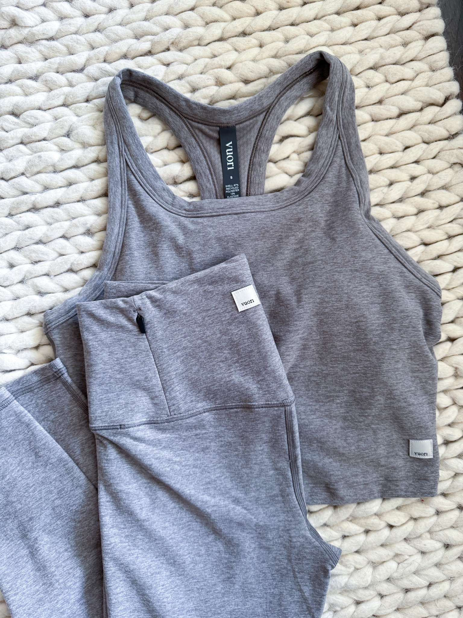 My dad got me this cutest neutral Vuori set for Christmas. The color is the perfect green / gray. 

Activewear - Gym Outfit - Workout Outfit 

#LTKActive #LTKFitness #LTKStyleTip