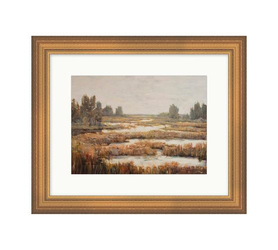 Autumn Marsh Framed Print | Pottery Barn (US)