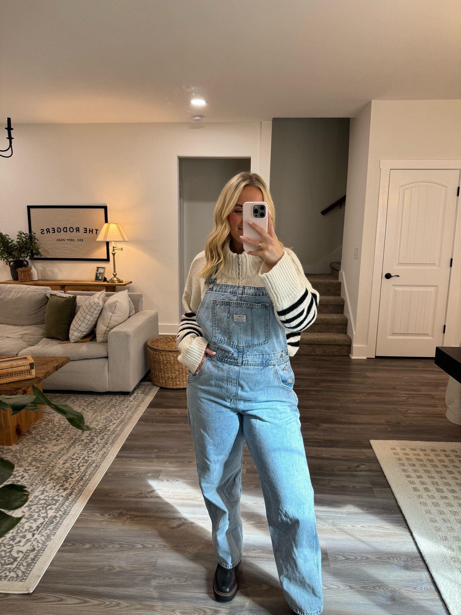 Sweater // medium
Overalls // medium
Shoes // tts