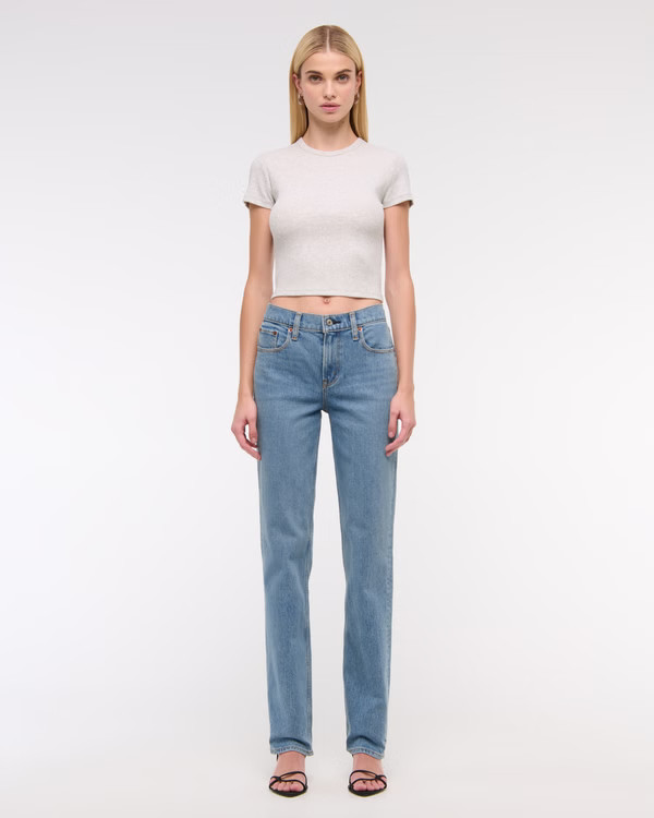 Women's Curve Love High Rise Loose Jean | Women's Bottoms | Abercrombie.com | Abercrombie & Fitch (US)