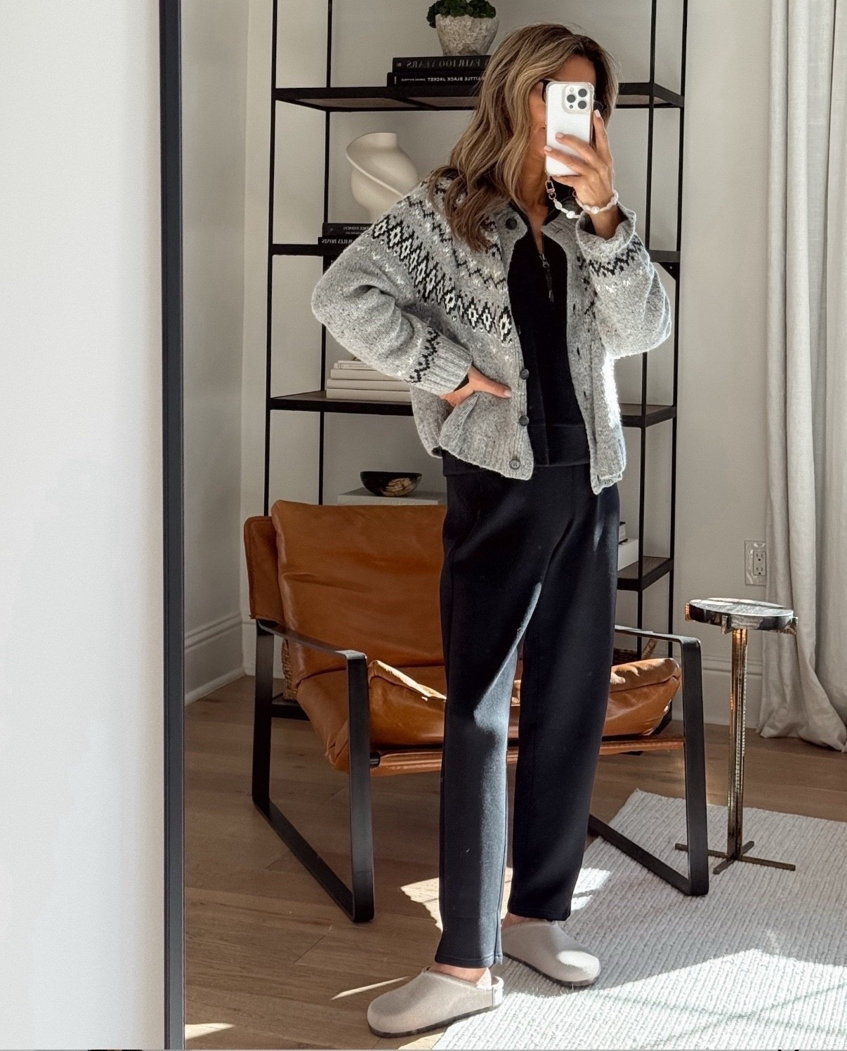 -Fair Isle cardigan sz Small has an oversized fit 
-Spanx new longer slim leg pant, zip-up 
Discount Code Fashionedlifexspanx 


#LTKHoliday #LTKActive #LTKOver40