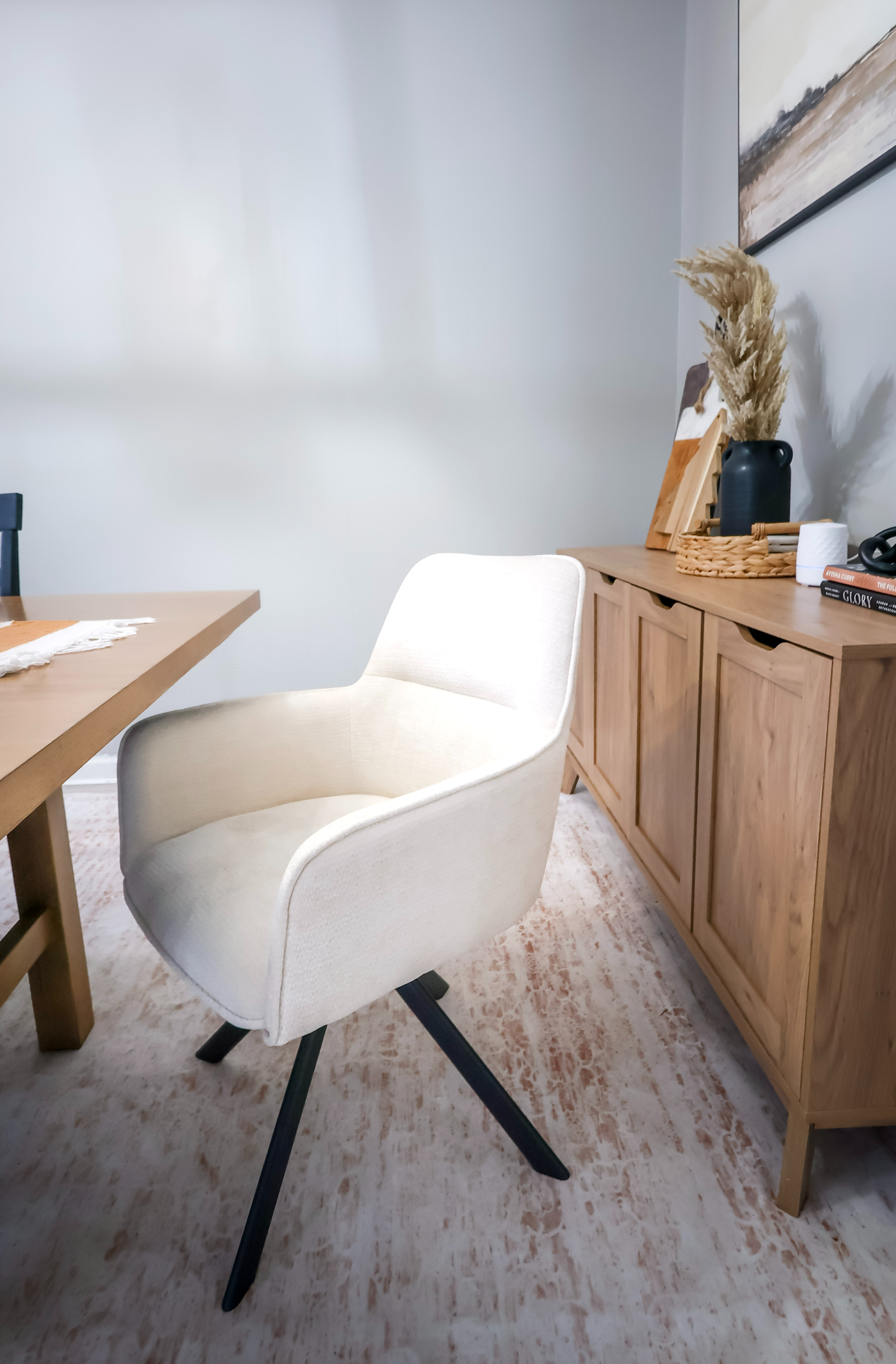 New dining room chairs, and I'm obsessed. Even with the light color, they were the perfect addition to updating my dining room. 

 #LTKHome