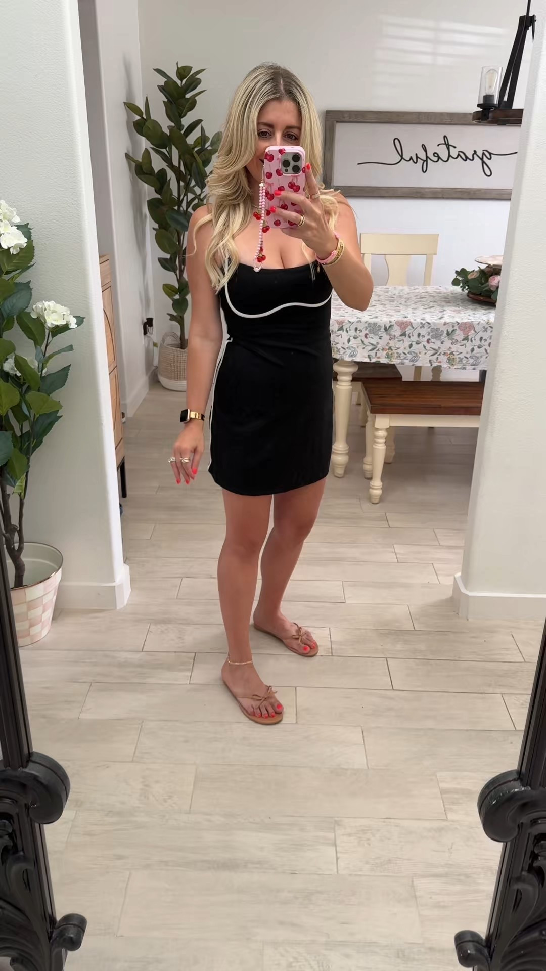 Cute and comfy dress outfit
Size small
Bow sandals tts
Active dress 
Spring outfit
Summer outfit
Vacation outfit
Alo look for less

#LTKootd