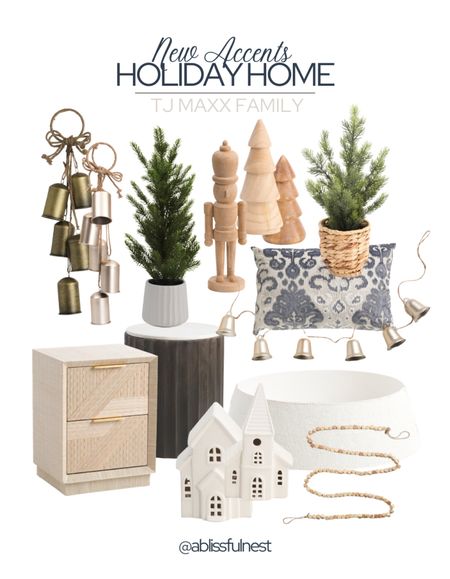 New holiday decor finds! 
Gold bells, small cypress trees, wood nutcrackers, Christmas houses, and more!


#LTKHoliday #LTKfindsunder50 #LTKHolidaySale
