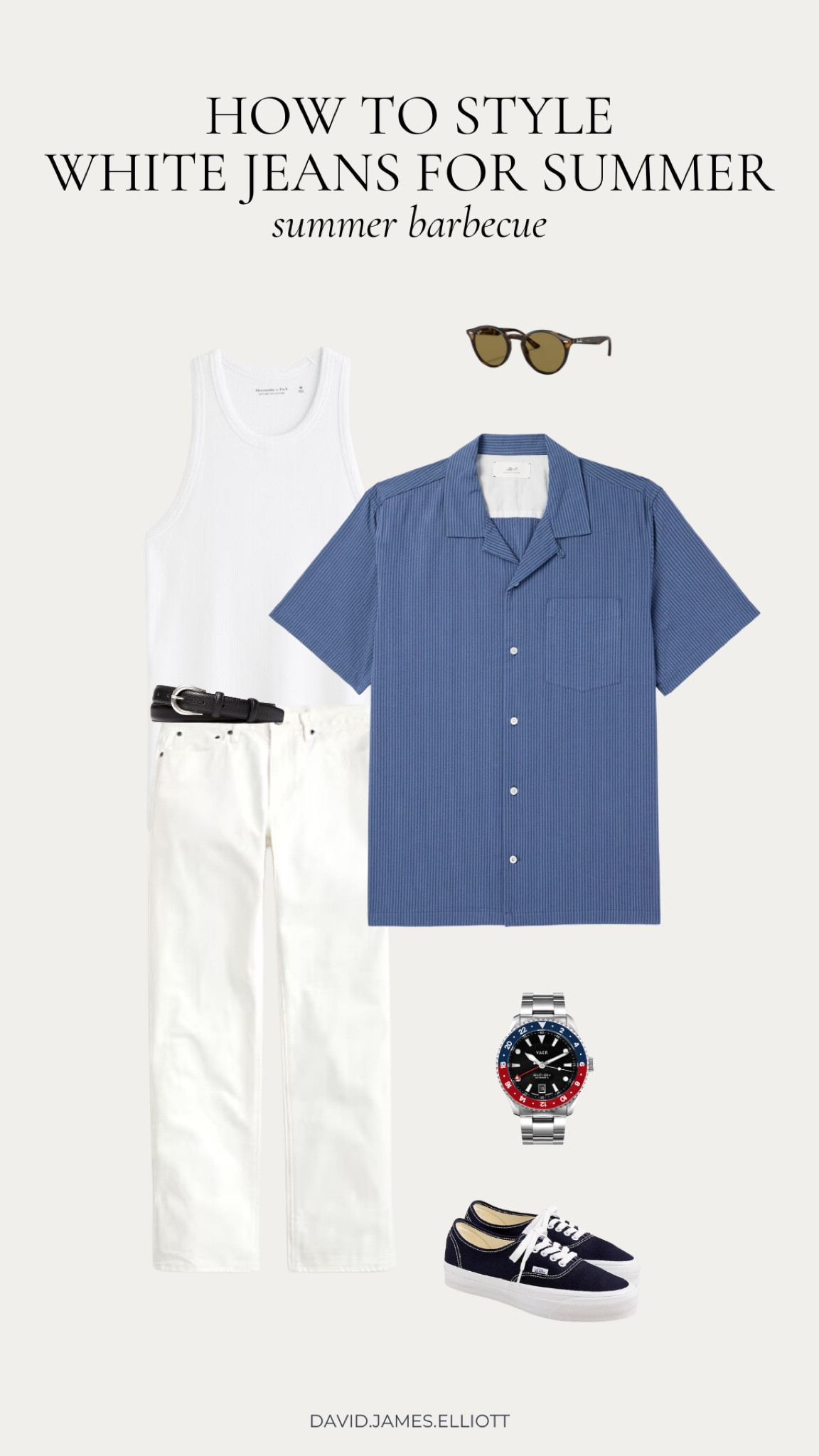 Stylish summer barbecue outfit for men.

#LTKMens