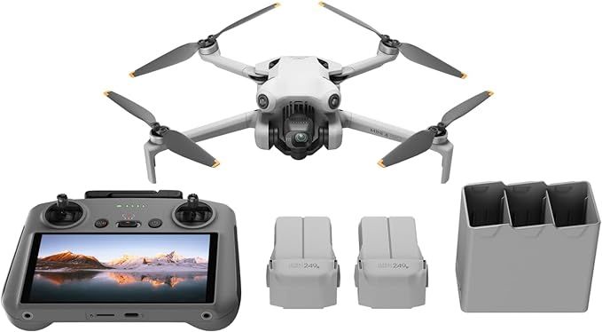 DJI Mini 4 Pro Fly More Combo with DJI RC 2 (Screen Remote Controller), Folding Mini-Drone with 4... | Amazon (US)