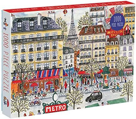 Galison Michael Storrings Paris Puzzle, 1,000 Pieces, 20”x27” – Fun and Challenging – Pie... | Amazon (US)