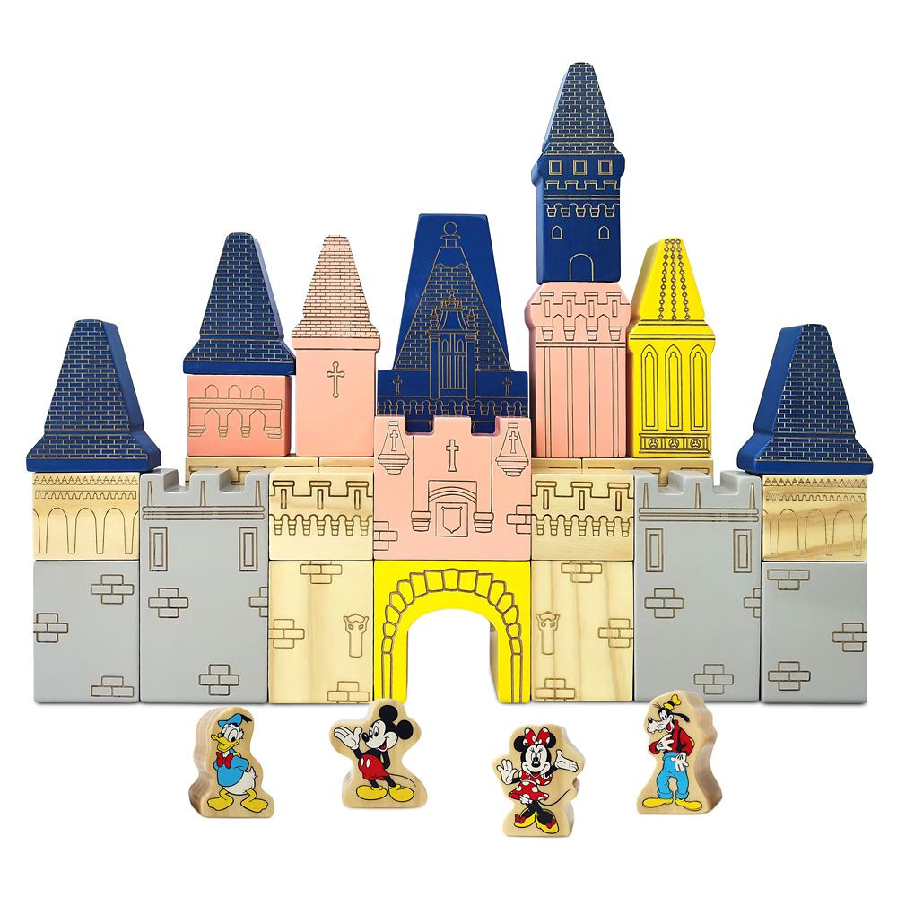 Mickey Mouse and Friends Castle Stacking Block Set – Disneyland | Disney Store