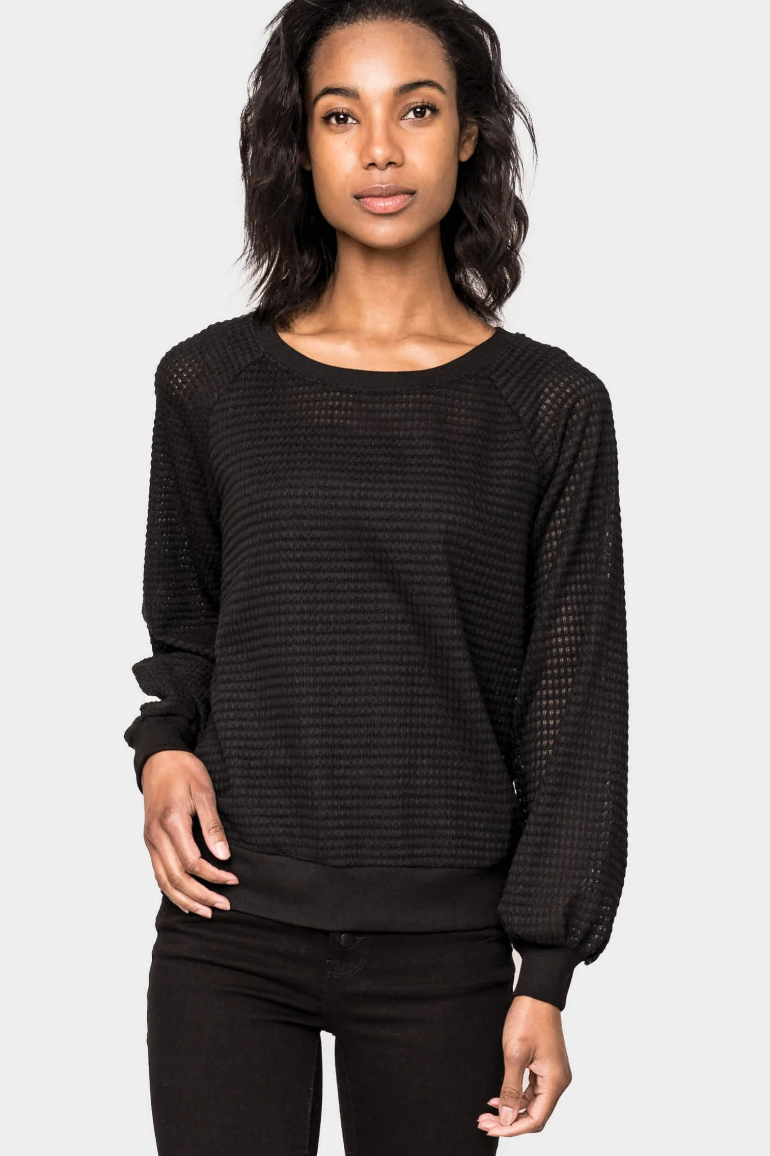 Sunset Open Weave Sweater | Gibsonlook