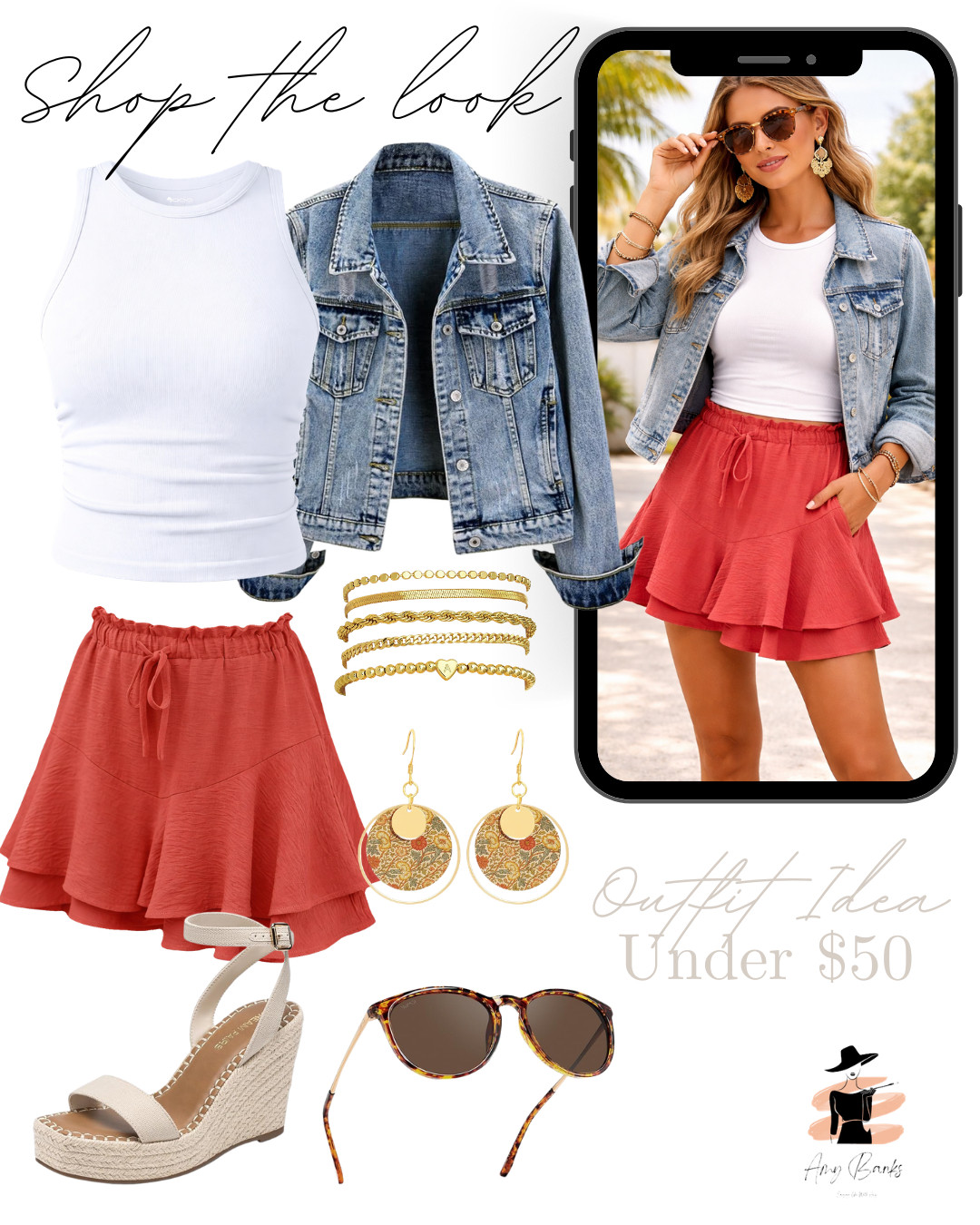 Looking for an affordable outfit? Check out this stylish ensemble under $50! #outfit #affordablefashion 

 #LTKootd #LTKPetite