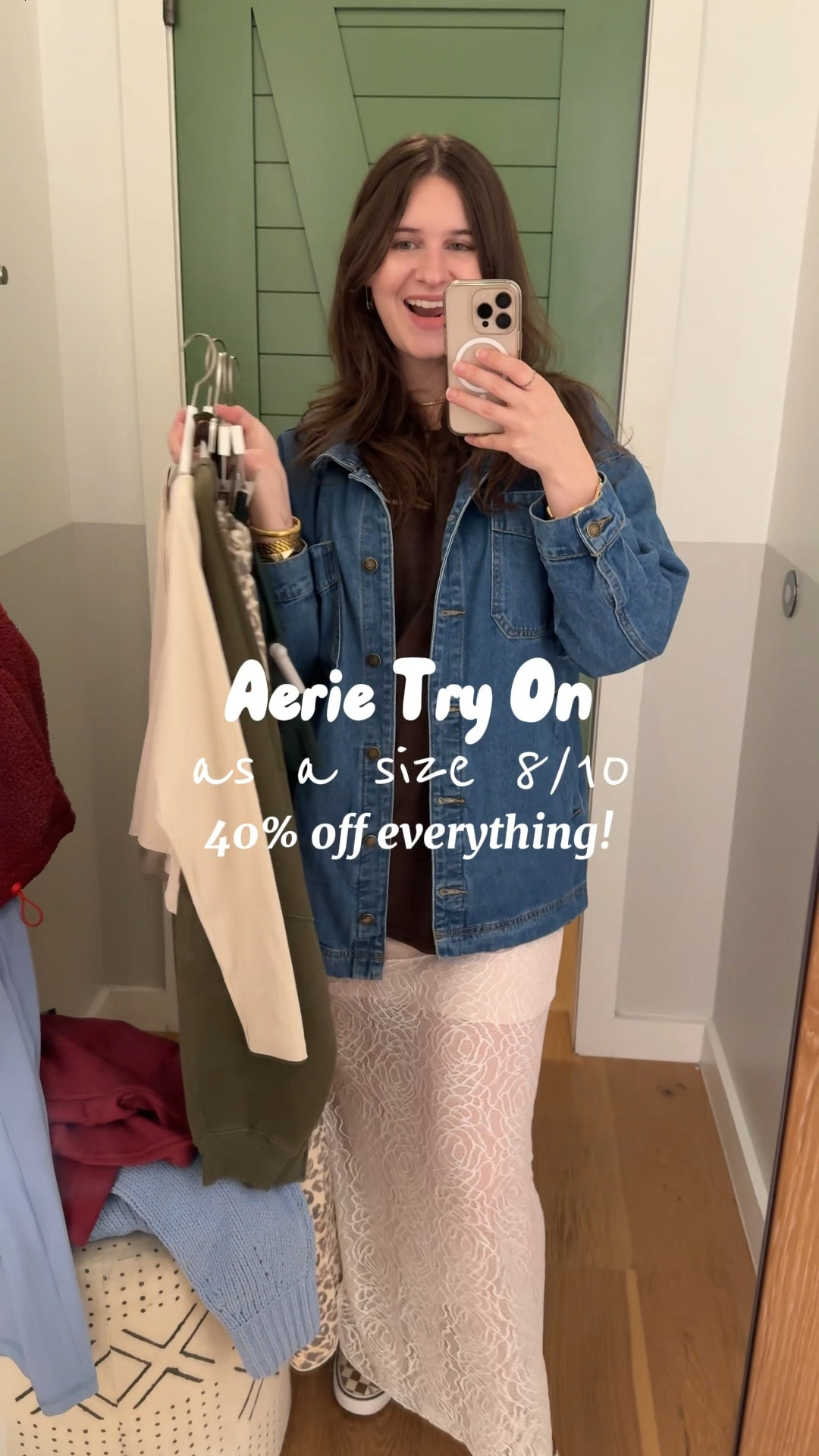 Aerie Try On! 

#LTKMidsize #LTKSaleAlert #LTKFindsUnder100